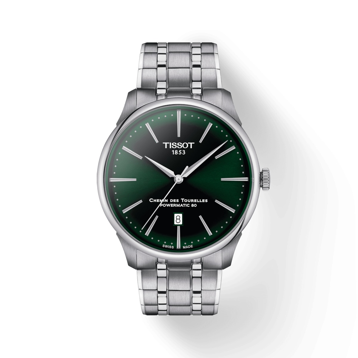 TISSOT Chemin Des Tourelles Powermatic 80 42 mm Verde T139.407.11