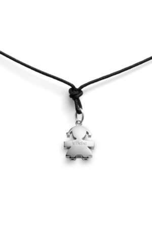 QUESTA è L'IMMAGINE DEL CIONDOLO IN ORO BIANCO 18 CT. A FORMA DI BIMBA DI LE BEBE'