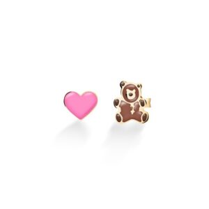 LE BEBÈ Primegioie Orecchino Orsetto/Cuore PMG057