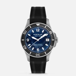 Questa è 'immagine frontale dell'orologio montblanc iced sea 0 oxygen deep 4810