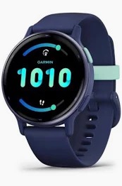 QUESTA è L'IMMAGINE DELL'OROLOGIO GARMIN VIVOACTIVE 5 BLU NAVY CON CINTURINO SILICONE