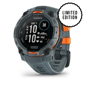 Questa è l'mmagine frontale dell'orologio garmin instinct 3 solar 45 mm nella colorazione twilight