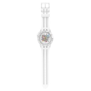 Questa è l'immagine frontale dell'orologio swatch scubaqua aurelia aurita