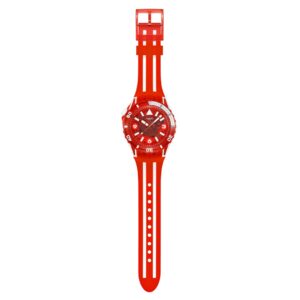 Questa è l'immagine frontale dell'orologio swatch scubaqua lion's mane