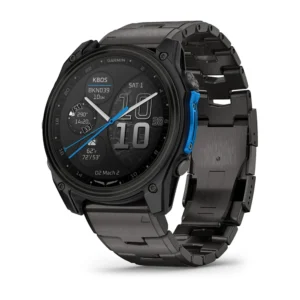 Questa è l'immagine frontale dell'orologio garmin d2 mach 2 51 mm carbon gray