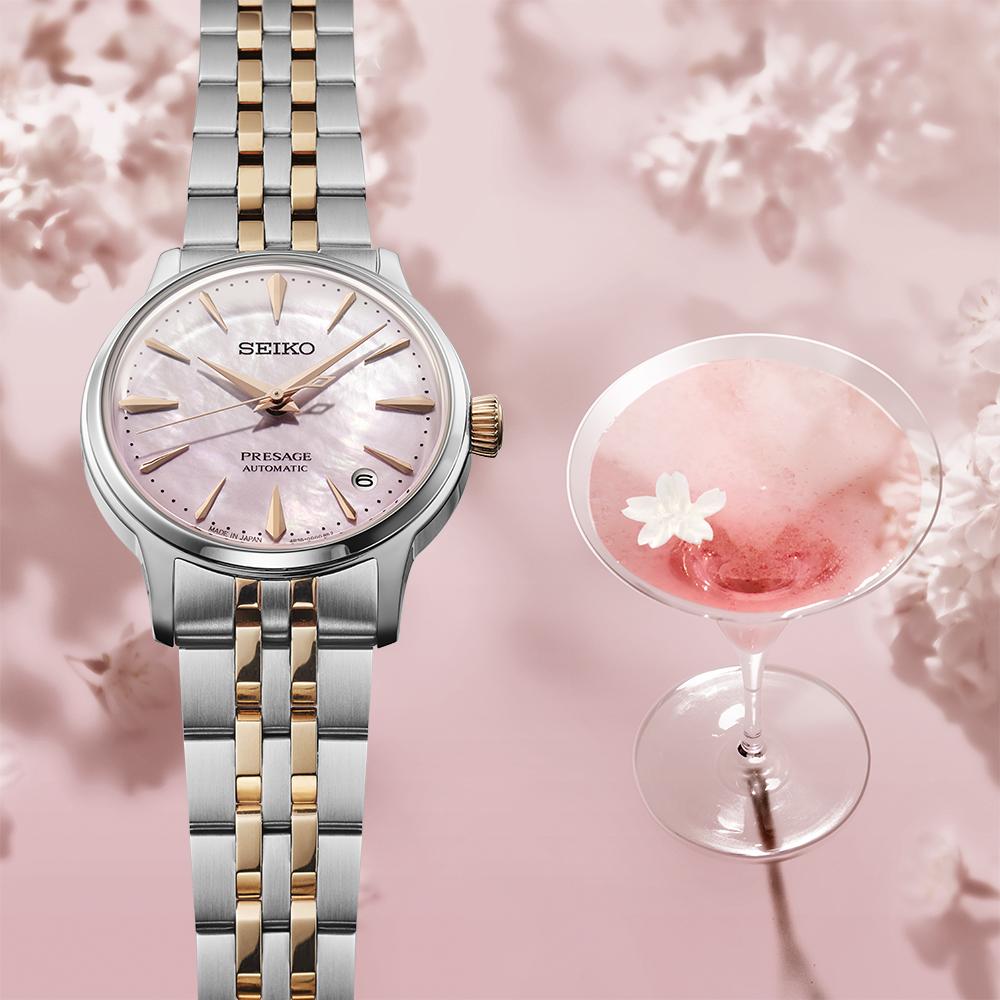 Seiko Presage Sakura Aviation: il nuovo Cocktail Time in edizione limitata con quadrante in madreperla