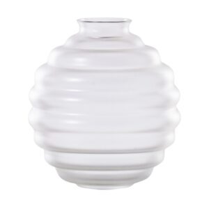 Questa è l'immagine frontale del vado decò di venini, nella colorazione cristallo sabbiato