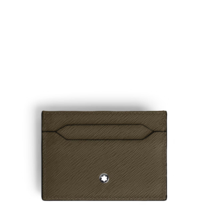 Questa è l'immagine frontale del porta carte di montblanc, a 5 scomparti pellame sartorial kaki