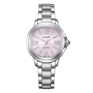 QUESTA è L'IMMAGINE FRONTALE DELL'OROLOGIO CITIZEN LADY CECI CON QUADRANTE MM 32, MADREPERLA ROSA