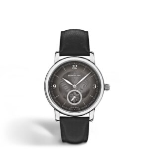 Questa è l'immagine frontale dell'orologio Star Legacy Small Second 36 mm con quadrante antracite sfumato di montblanc
