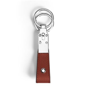MONTBLANC Portachiavi con passante in Pelle Sartorial Quercia Rossa 223071
