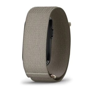 Questa è l'immagine frontale della smart band cirqa nella colorazione french grey di garmin