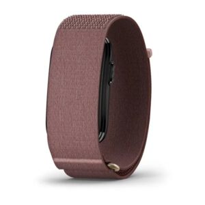 Questa è l'immagine frontale della smart band cirqa nella colorazione mauve di garmin nella misura s-m