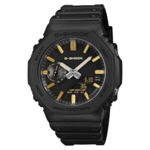 CASIO G-SHOCK Luxe Black Resina/Carbonio con Indici Dorati GA-2100LXB-1A9ER