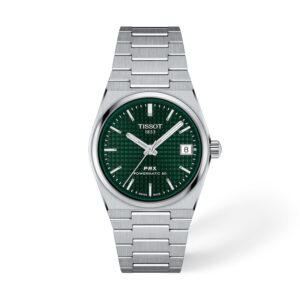 orologio tissot prx 35 mm. con quadrante verde automatico