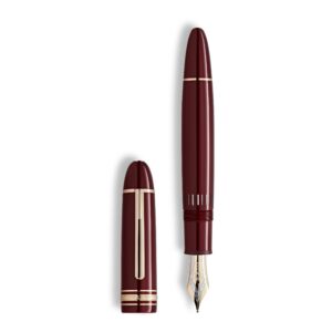 Questa è l'immagine frontale della penna stilografica Montblanc Meisterstück nella colorazione bordeaux