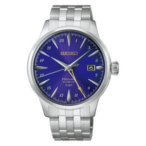 Questa è l'immagine frontale dell'orologio seiko presage cocktail 145th Anniversary Limited Edition a 6000 pezzi